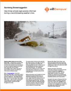 e2Campus Snowmageddon Case Study